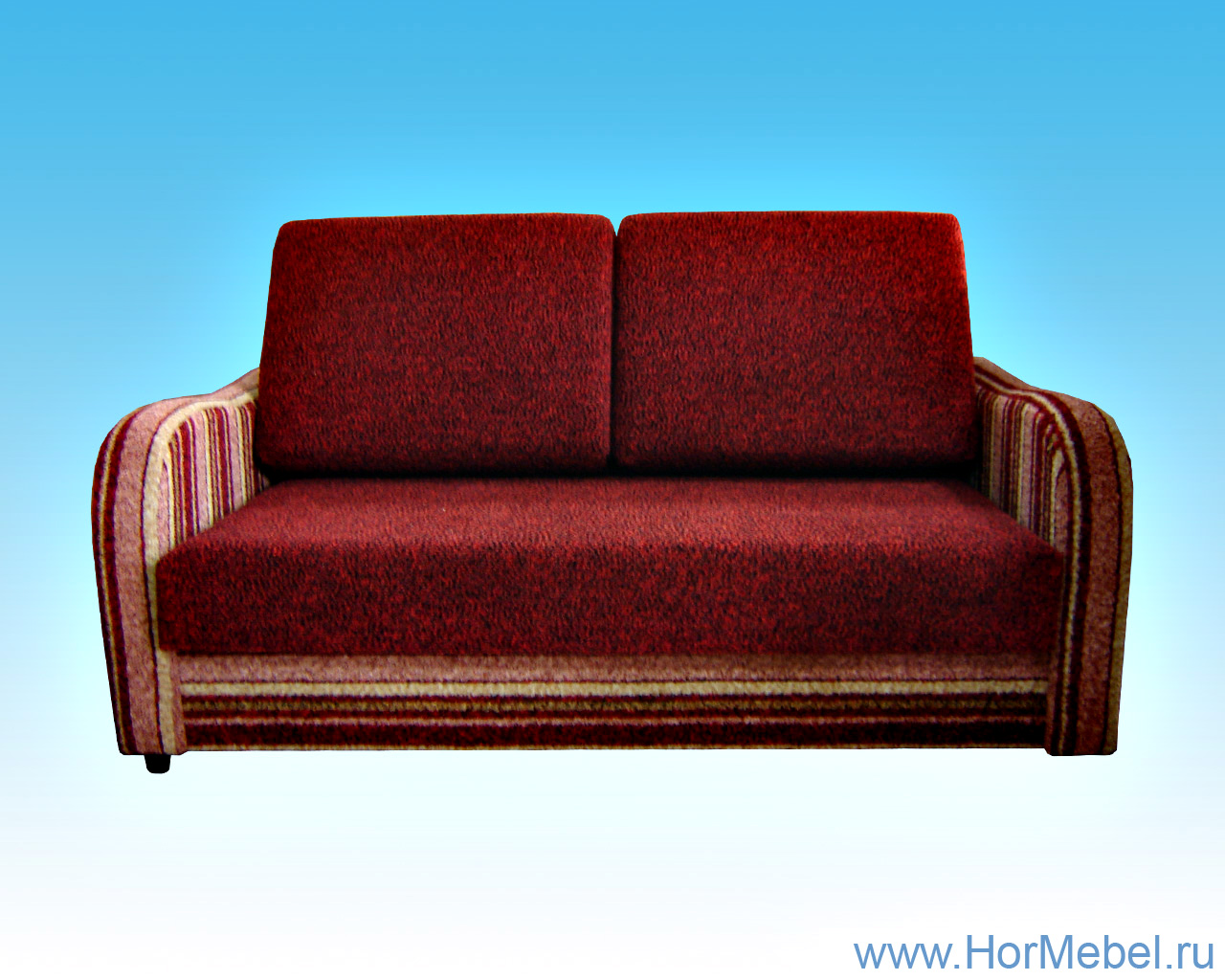 Малогабаритный диван с прямой боковиной